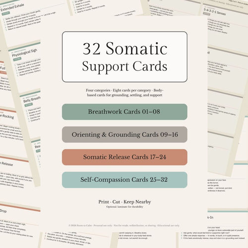 32 Somatic Support Cards